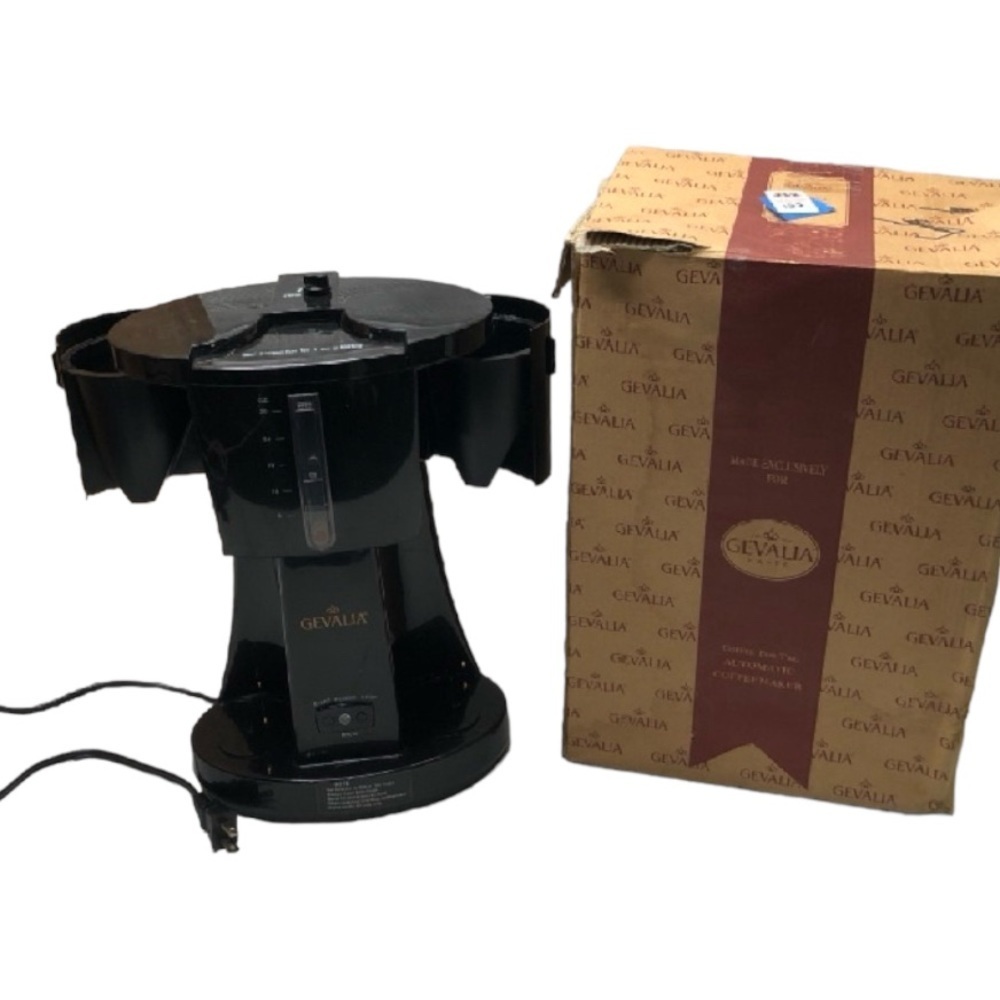 Gevalia Kaffe Automatic Coffeemaker Double Cup Coffee for 2 with original box